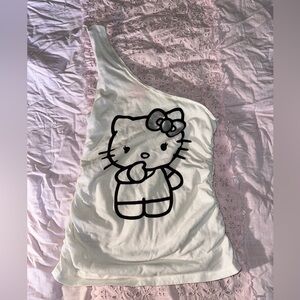 Hello kitty off shoulder top